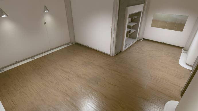 Starfield image showing an empty bedroom in the Dream Home.