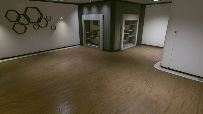 Starfield image showing an empty bedroom in the Dream Home.