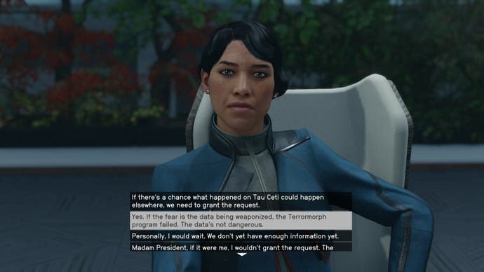 first person view of speaking with new atlantis president