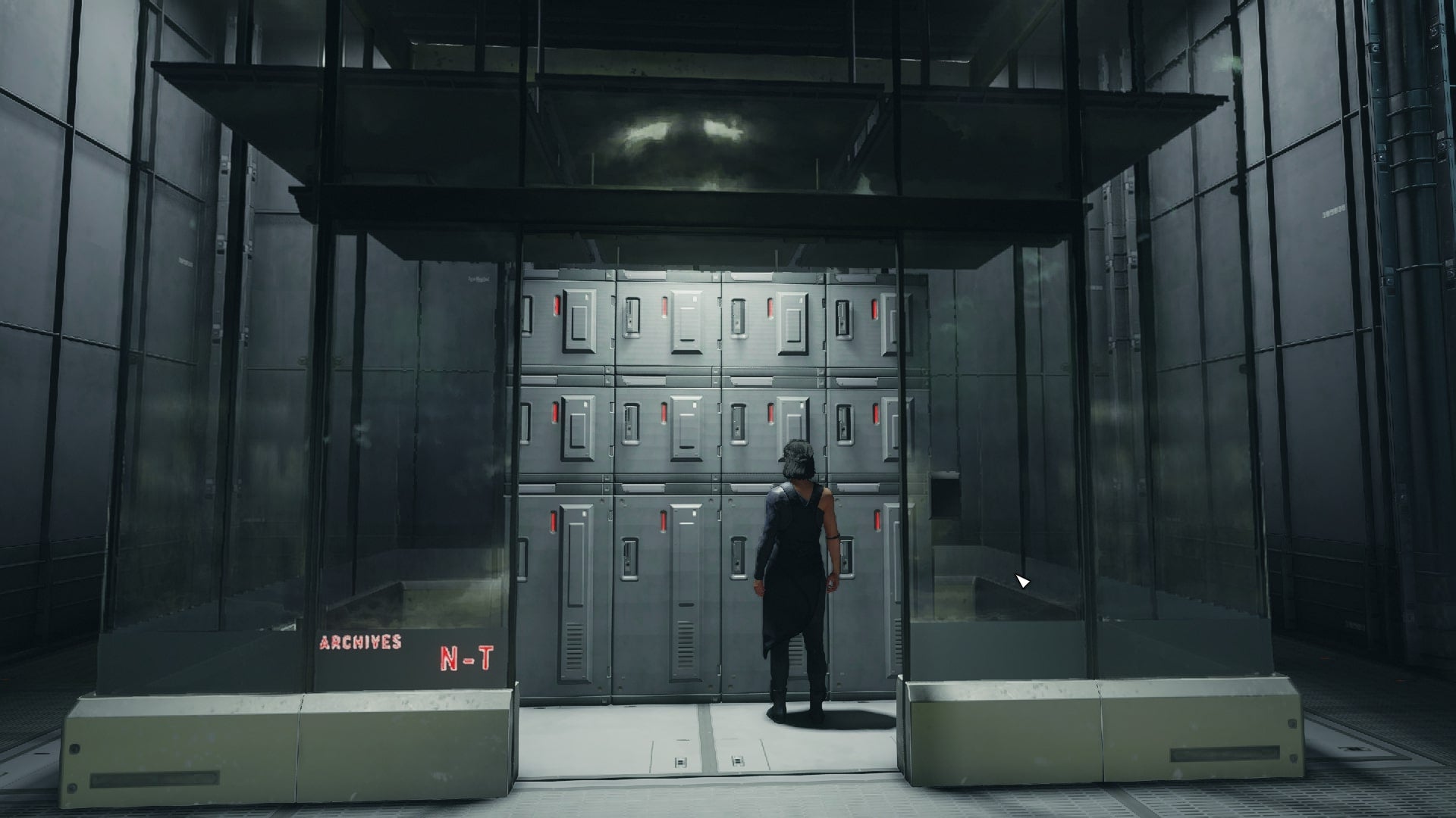 The player faces the archives containing Terrormorph data in Starfield - 1