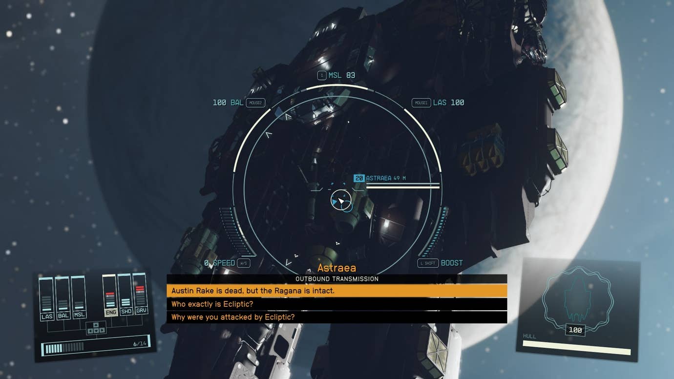 Starfield Rook Meets King: Should you kill or save Austin Rake? | VG247