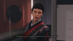 The player speaks with Imogene in the Ryujin Tower in Starfield