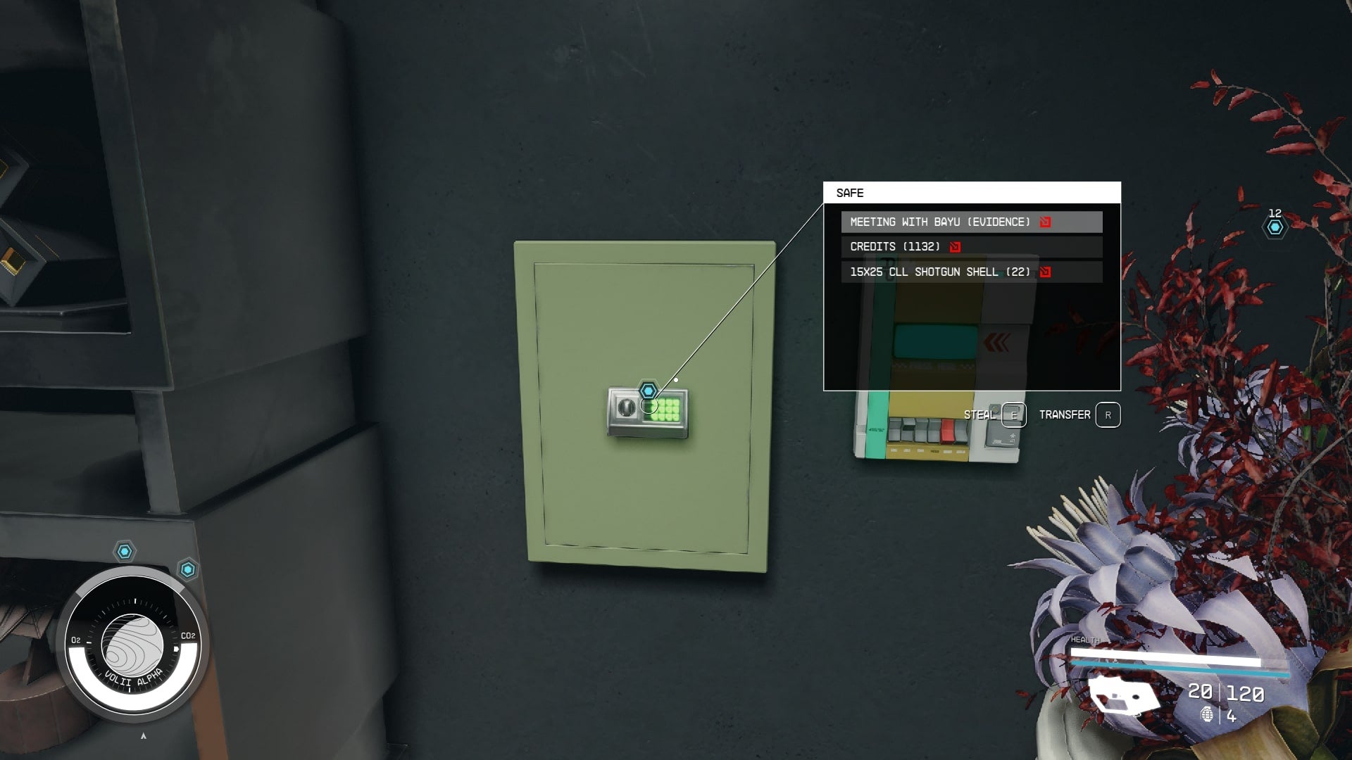 The player steals an audio log from Komiko&rsquo;s safe in Generdyne Industries in Starfield