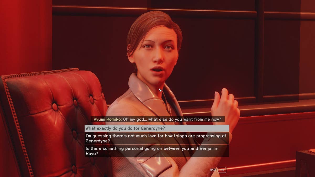 Starfield Absolute Power: Should you kill Ayumi Komiko? | VG247