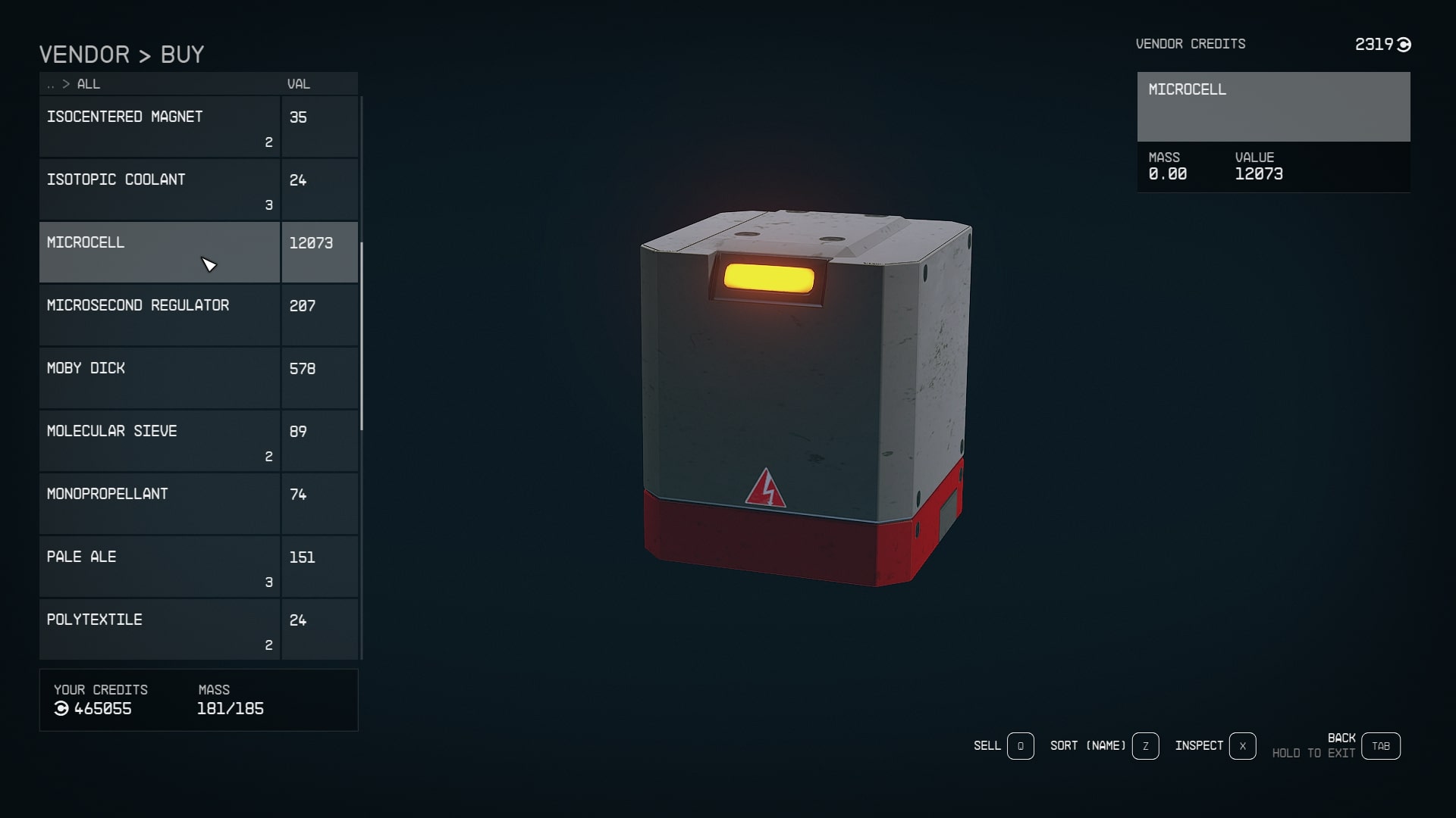 A MIcrocell in the 1-Of-A-Kind-Salvage store in Starfield - 6