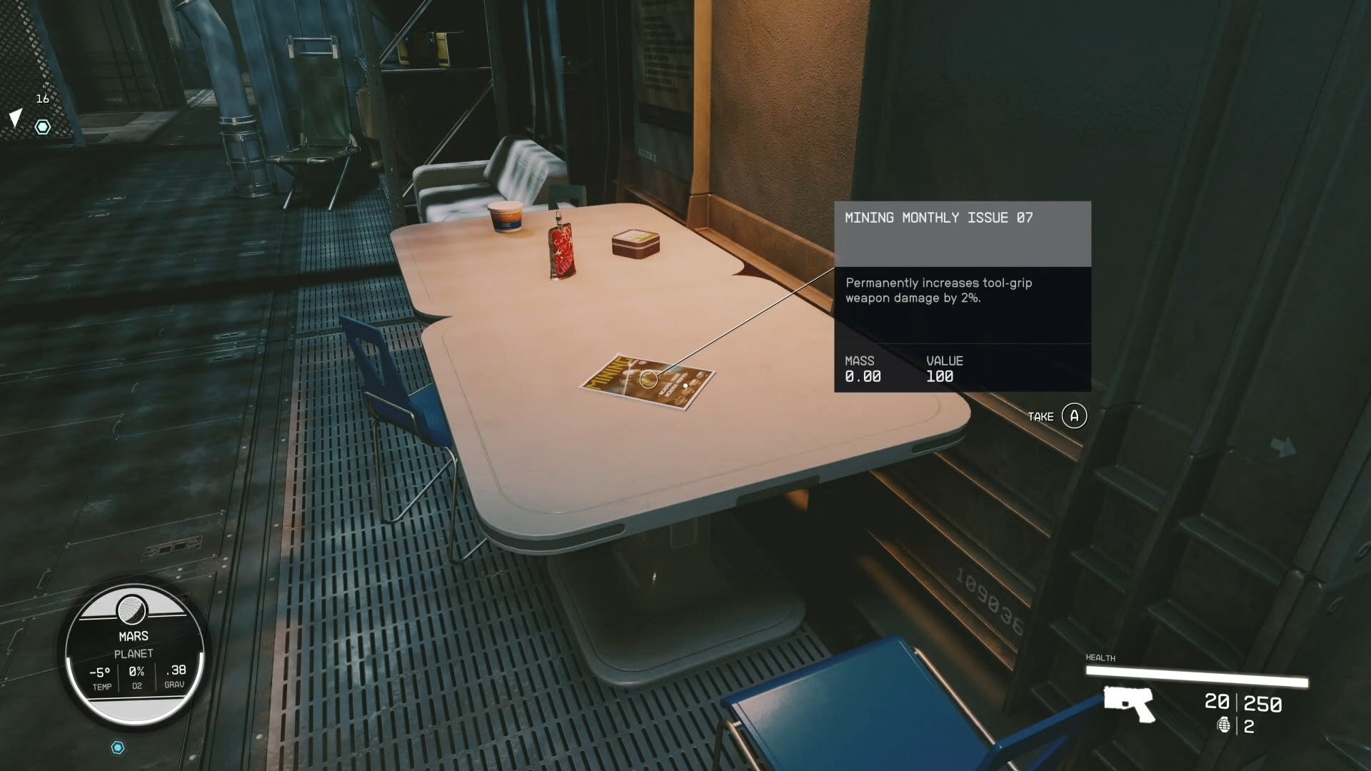 first person view of mining monthly skill book