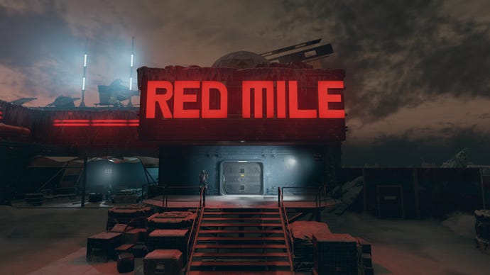 Starfield image showing the Red Mile entrance.