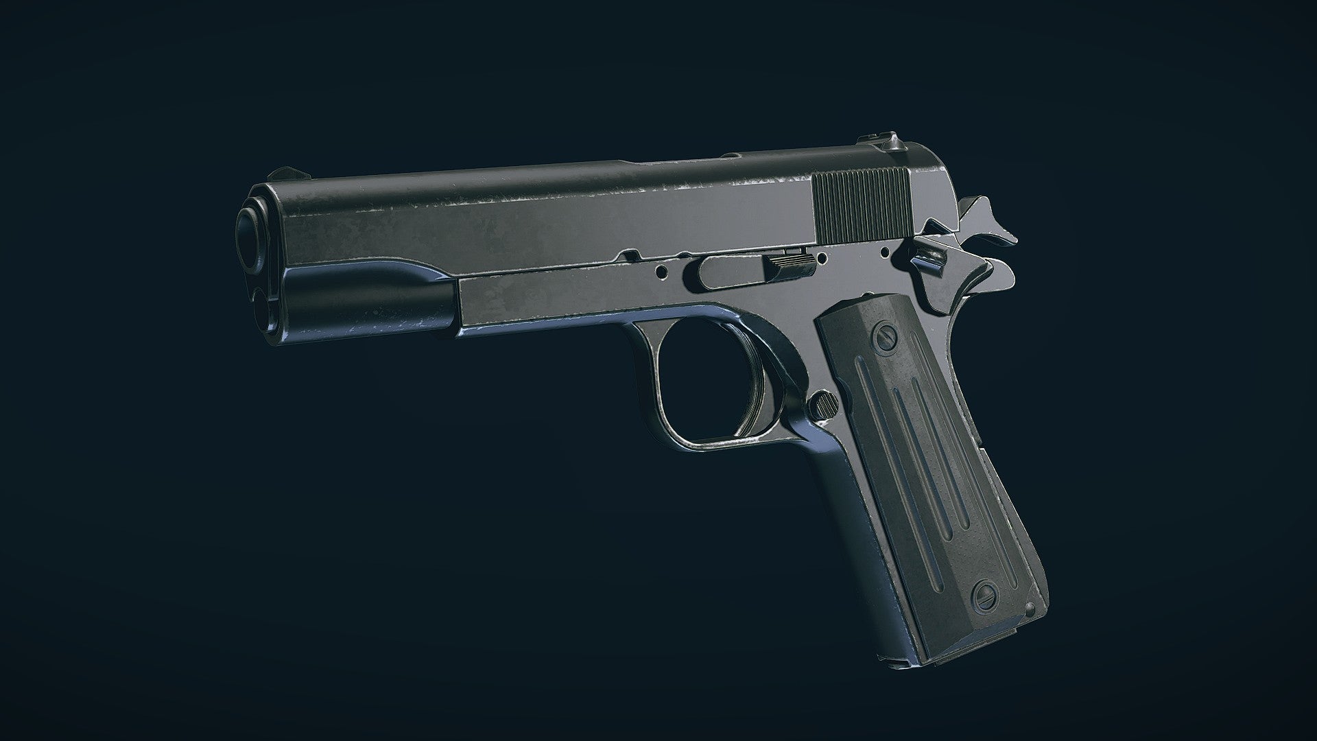 Starfield image showing a close up of the Sir Livingstone&rsquo;s Pistol weapon.