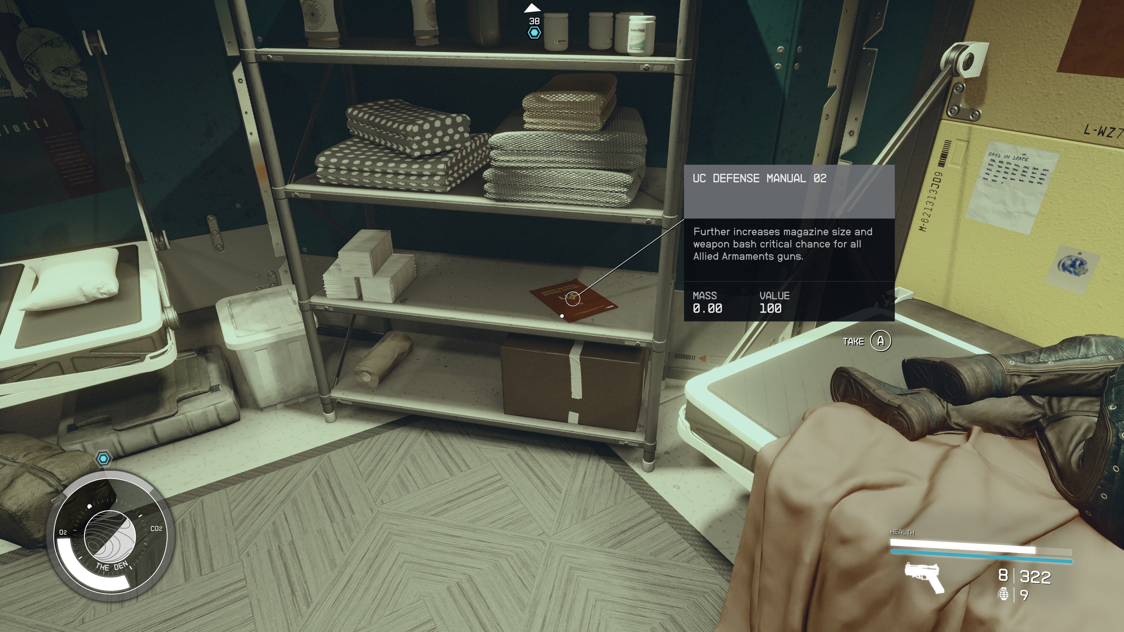 first person view of the uc defense manual skill book