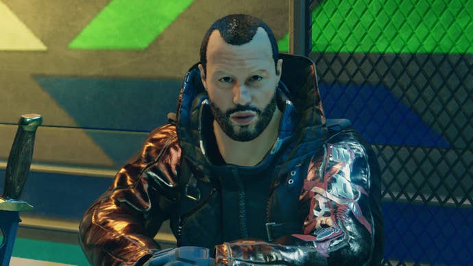 A Neon gang boss in Starfield.