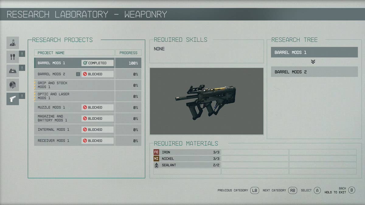 How Crafting and Research works in Starfield | Eurogamer.net