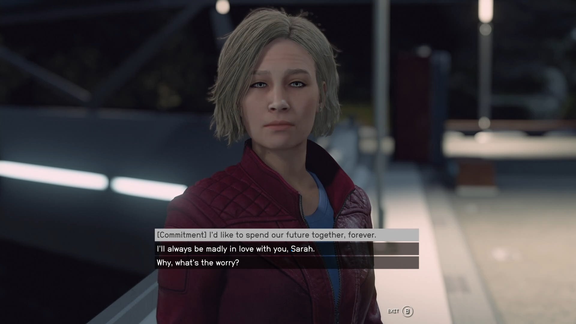 conversation to commit to sarah morgan