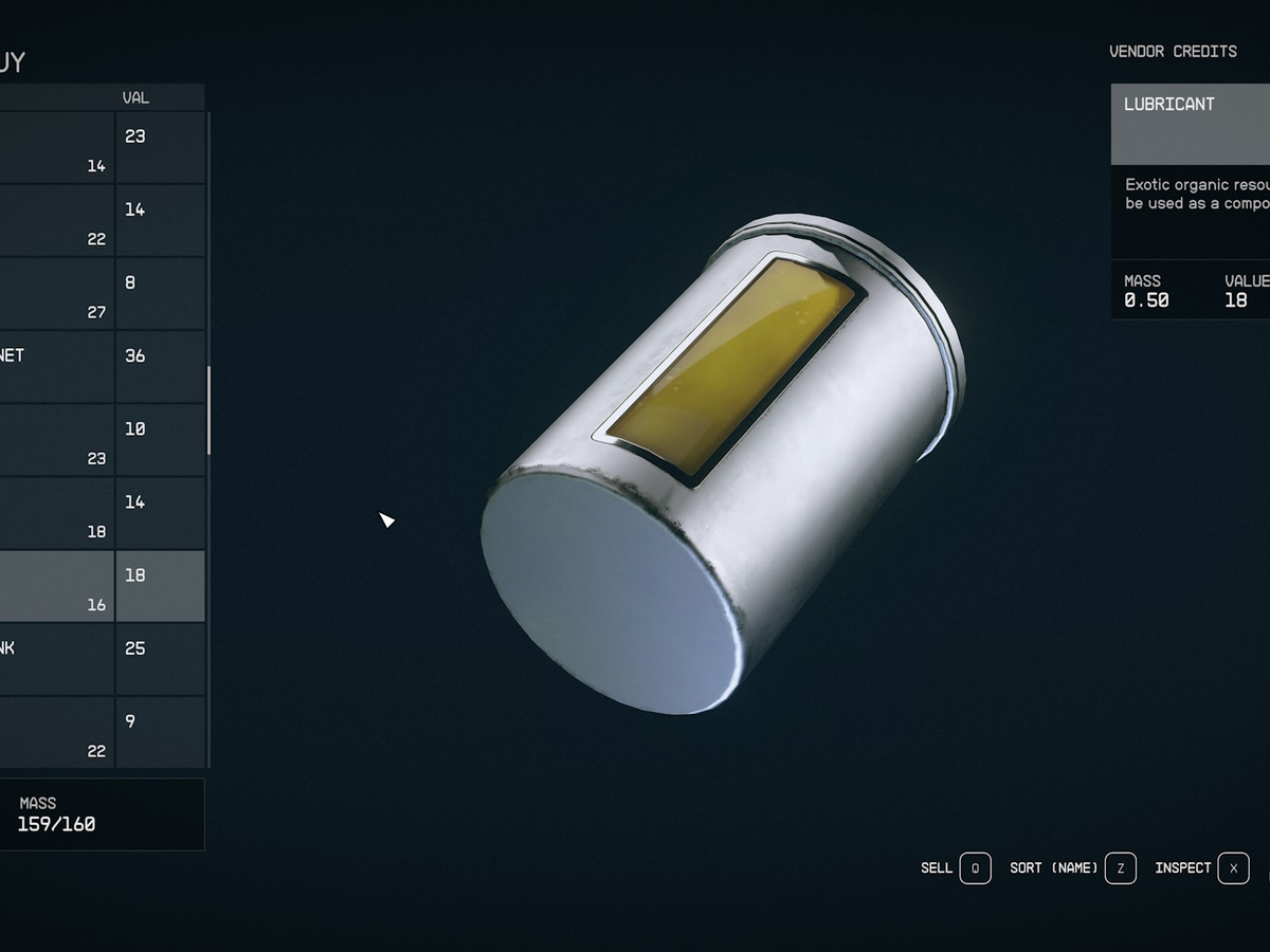 How to get lubricant in Starfield | Rock Paper Shotgun How to get lubricant in Starfield | Rock Paper Shotgun