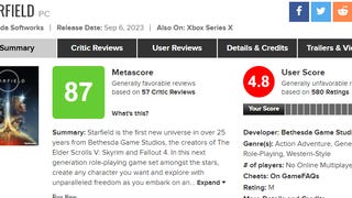 Jogadores arrasam Starfield no Metacritic