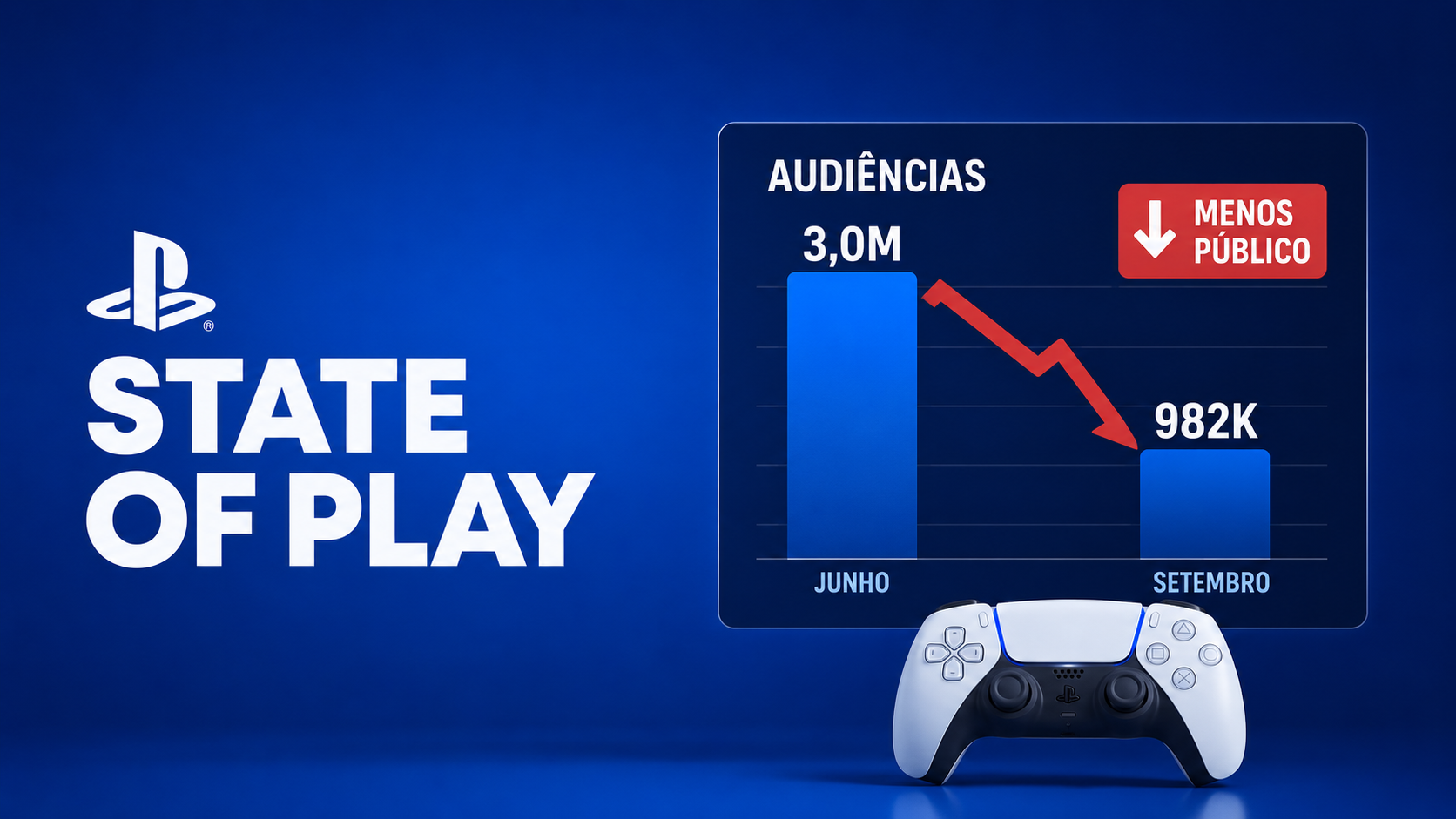 Audiências do State of Play de setembro caem a pique em comparação com a edição de junho