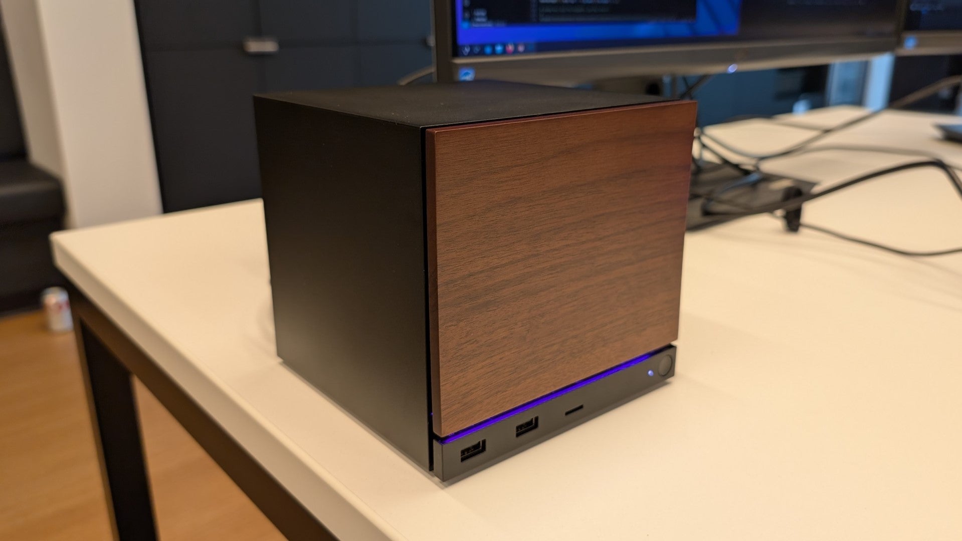 A Steam Machine with a custom wood front panel. - 1