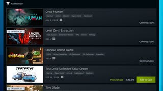 A screenshot of the most played feed for Steam Next Fest 2024