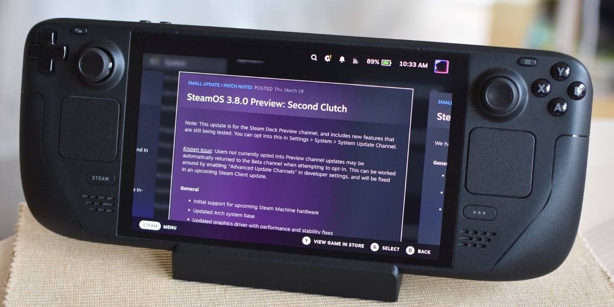 SteamOS update preview brings “initial support” for the Steam Machine plus new power and Bluetooth tricks for Steam Decks