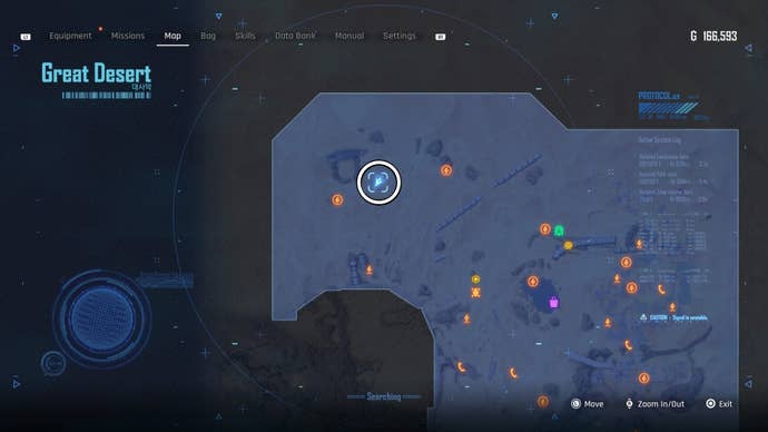 Map view of a circled Can location in Stellar Blade.
