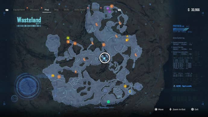 Map view of a circled Can location in Stellar Blade.