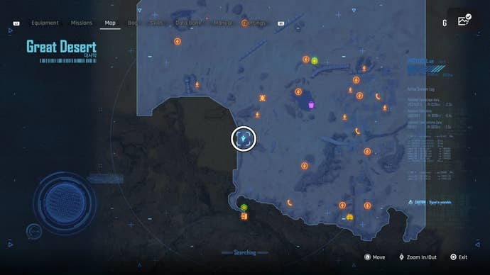 Map view of a circled Can location in Stellar Blade.