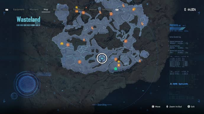 Map view of a circled Can location in Stellar Blade.