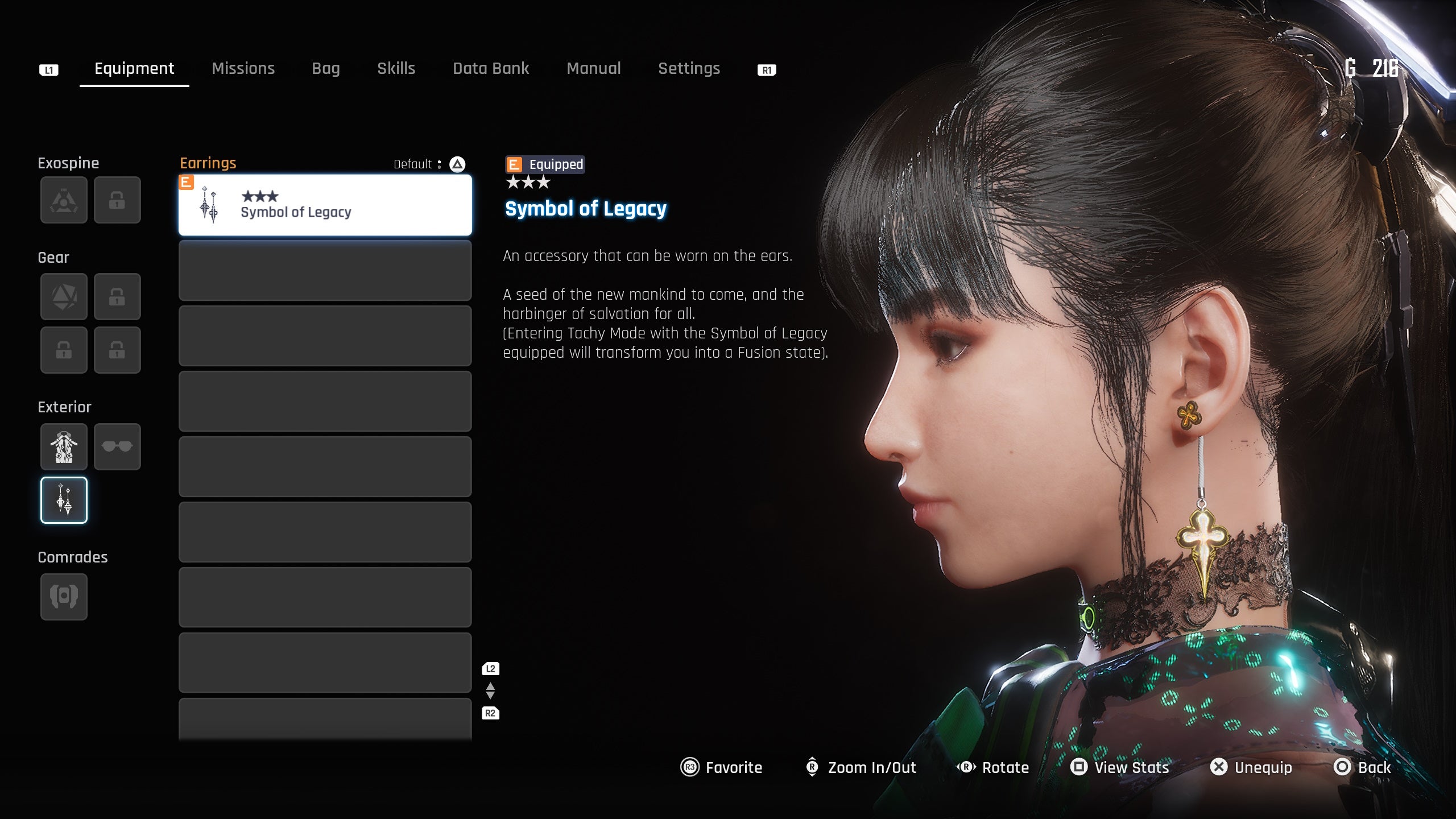 Eve&rsquo;s Symbol of Legacy outfit in Stellar Blade.