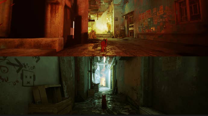 Indie sci-fi cat sim Stray now has a local co-op mod that lets two people pretend to be four-pawed felines.