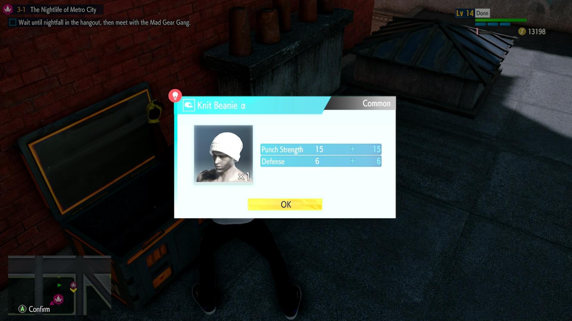 A knit beanie in Street Fighter 6 is shown