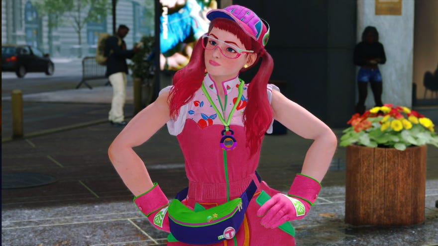 Street Fighter 6 screenshot showing a character from World Tour who helps you in the tutorial.