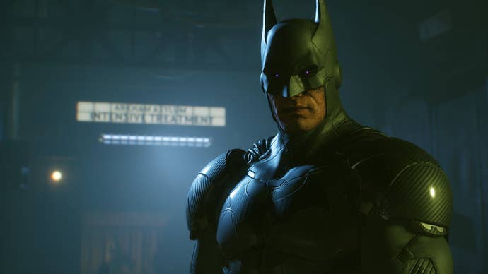 Batman stands looking glum in Suicide Squad: Kill the Justice League