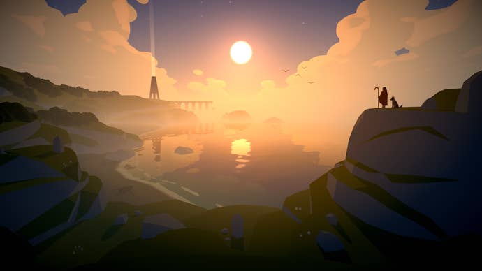 A sunrise over a mountainous landscape in Summerhill