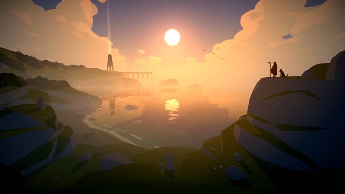 A sunrise over a mountainous landscape in Summerhill