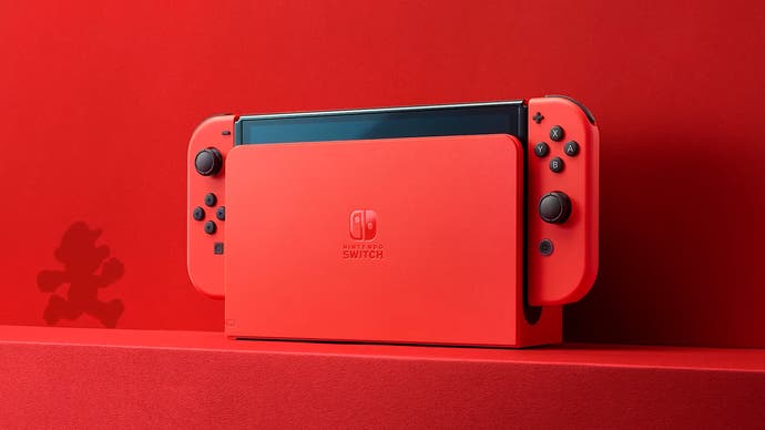Mario Red Switch Oled