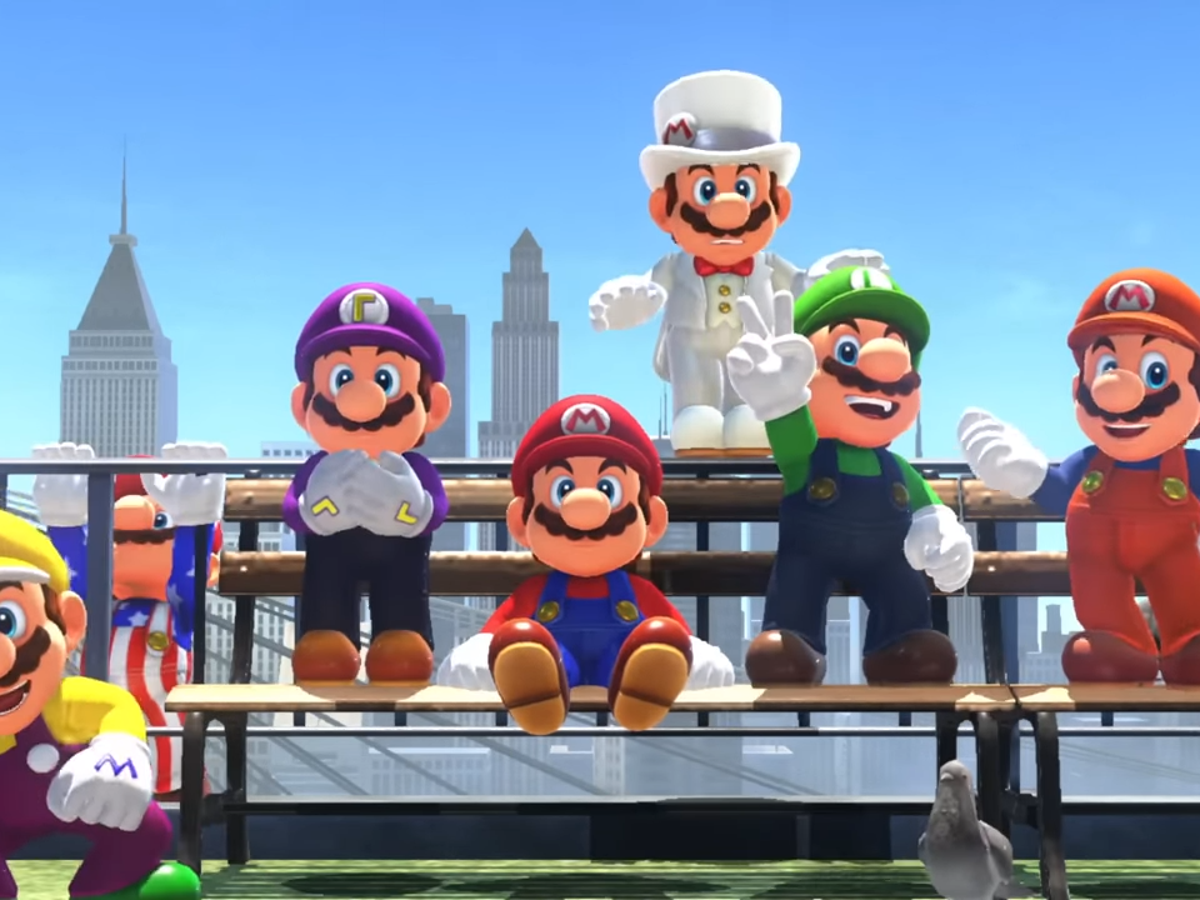 Super mario odyssey clearance 2 player luigi