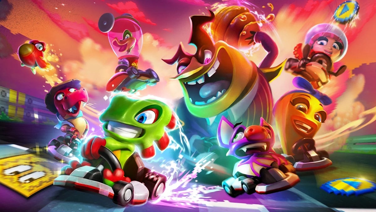 Super Yooka-Laylee Kart first key art