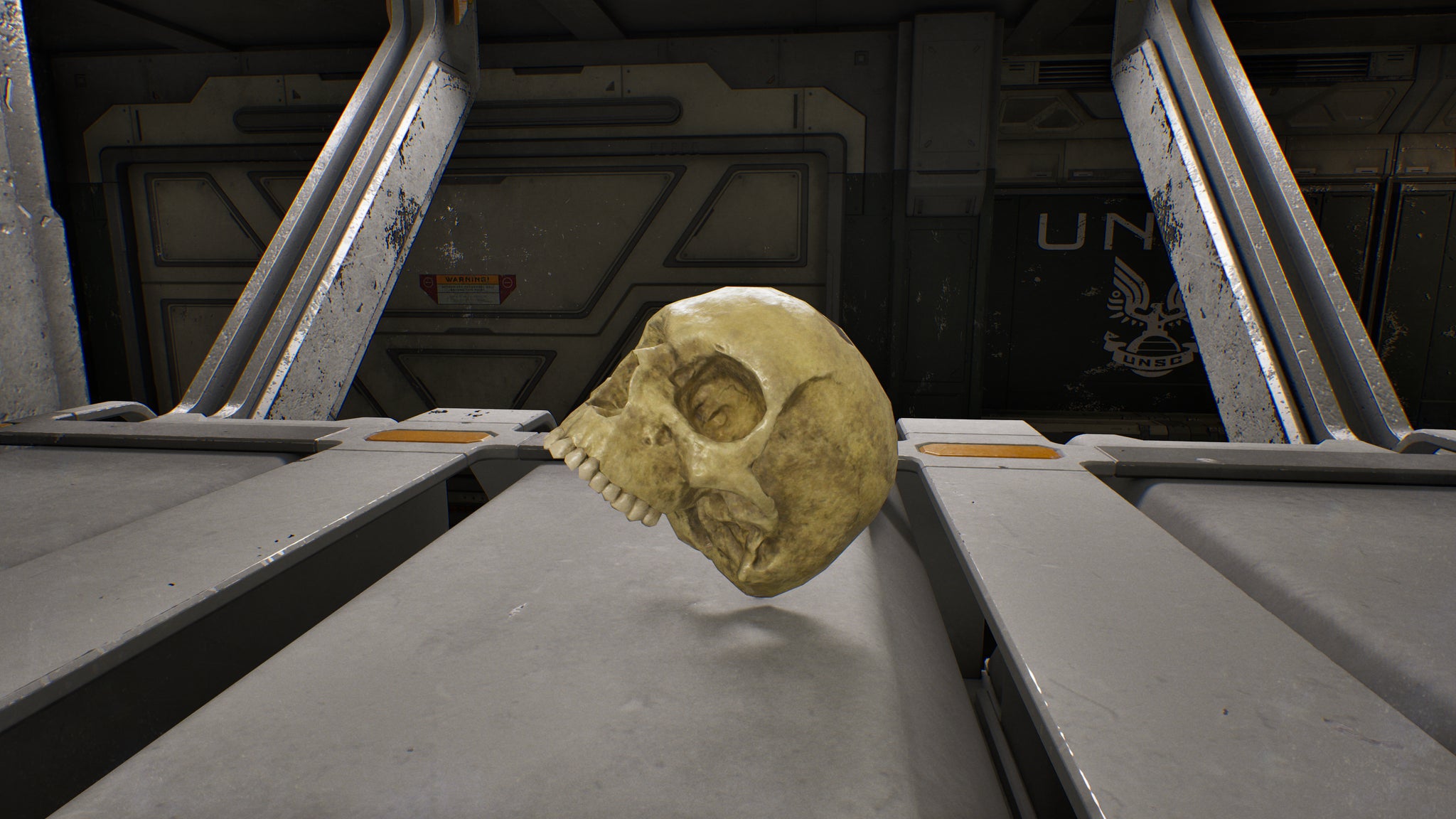 A Skull as it appears in Halo Campaign Evolved.