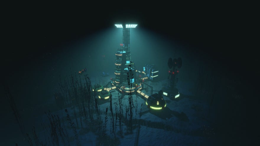 Screenshot from Rocket Flair’s underseas sci-fi simulation Surviving The Abyss