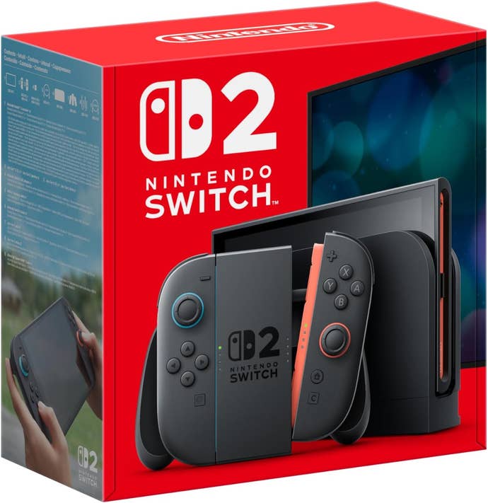The Nintendo Switch 2 console as sold on Amazon