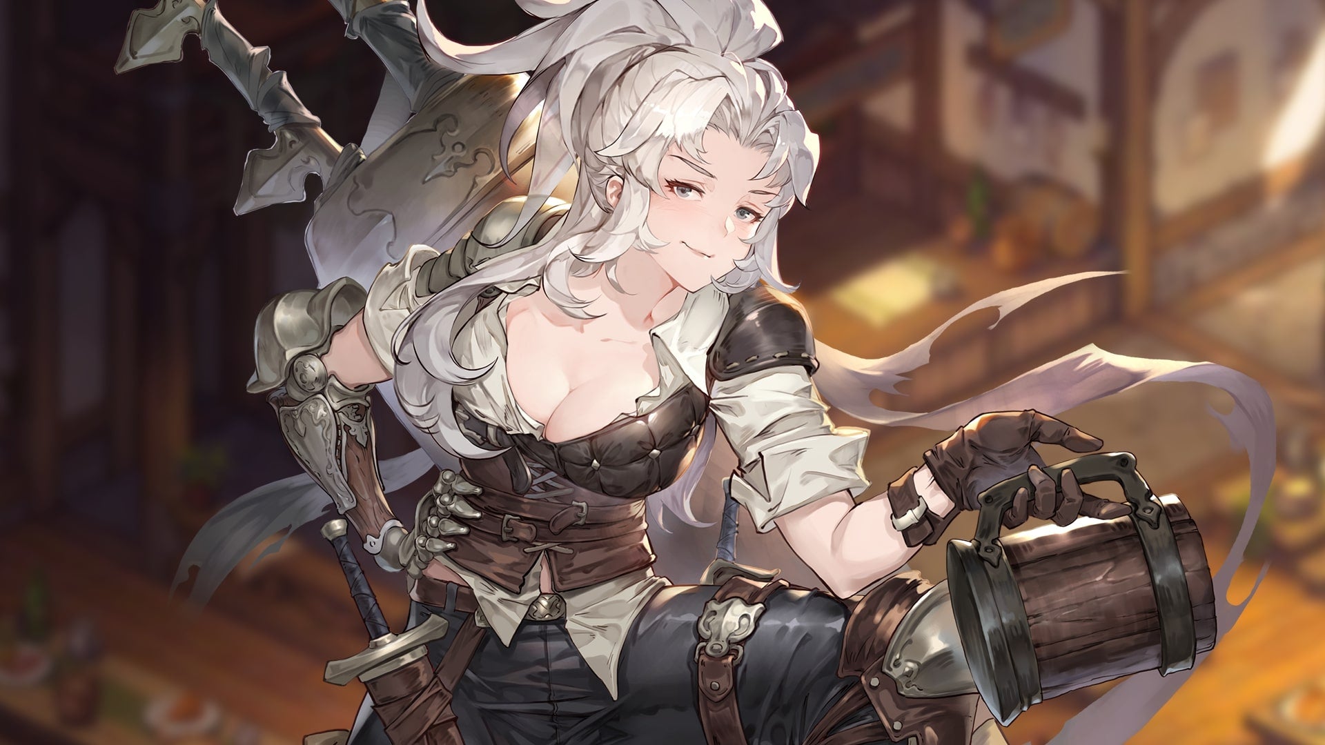 Rawiyah's character design can be seen in promotional artwork for Sword of Convallaria - 3