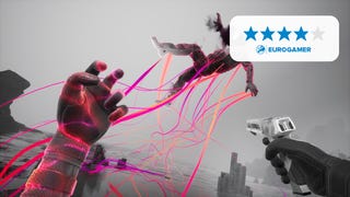 Synapse - a hand connected to an enemy by magical silly string.