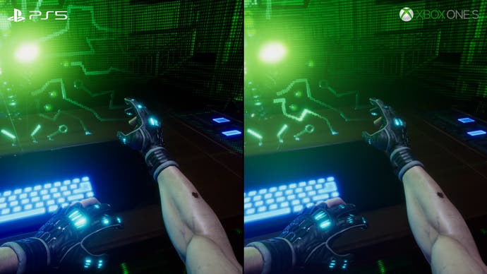 Comparing the PS5 and Xbox One S versions of System Shock