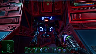A Security-1 robot enemy in the System Shock remake.