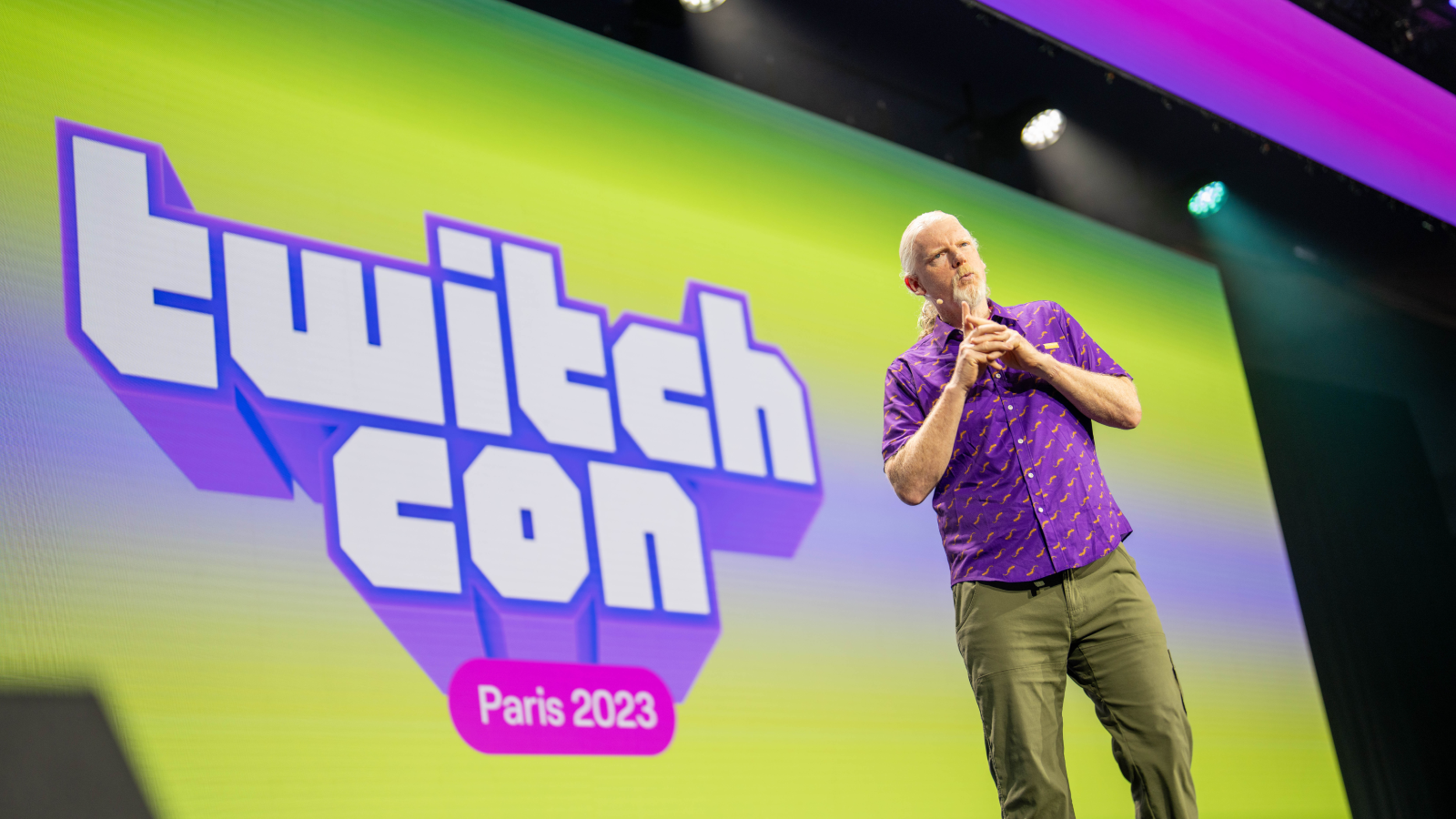 Twitch CEO Dan Clancy at TwitchCon Paris