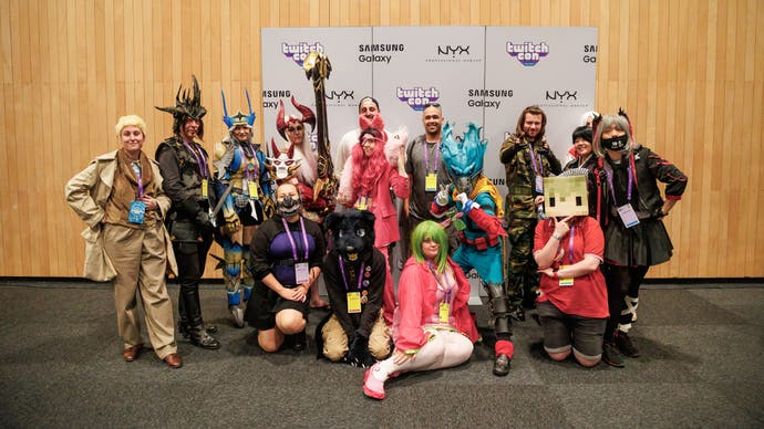 Cosplayers at TwitchCon Paris
