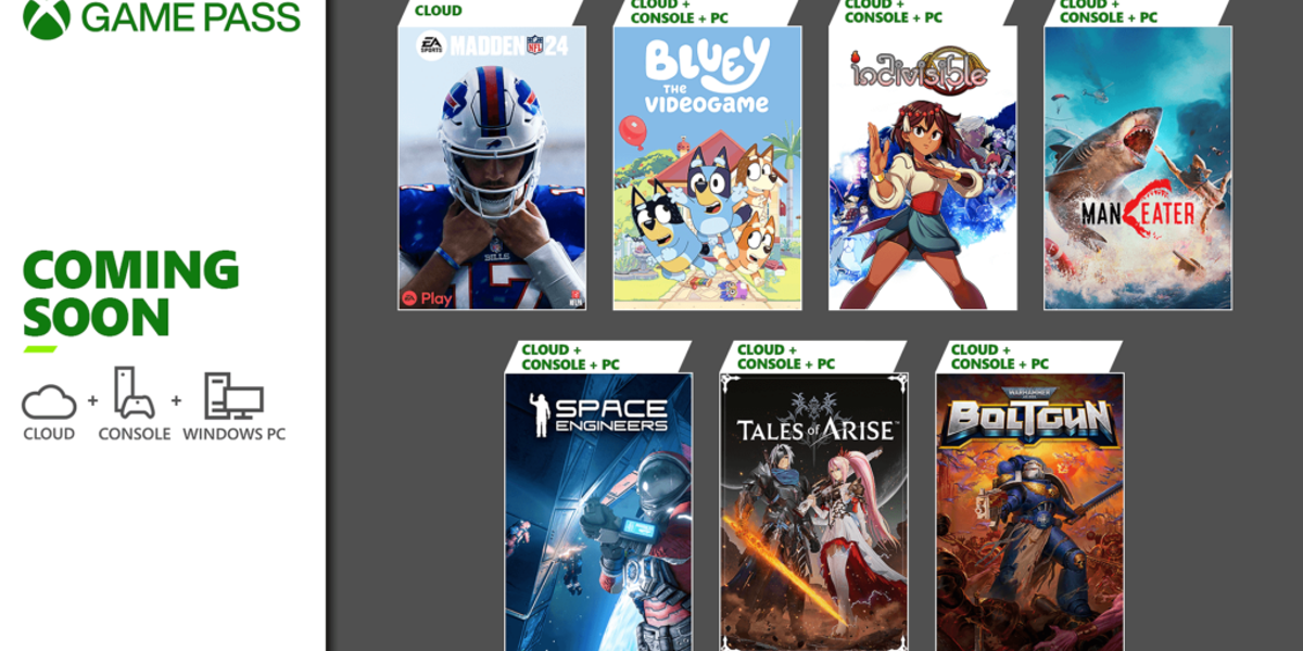 Xbox game hot sale pass pc upcoming