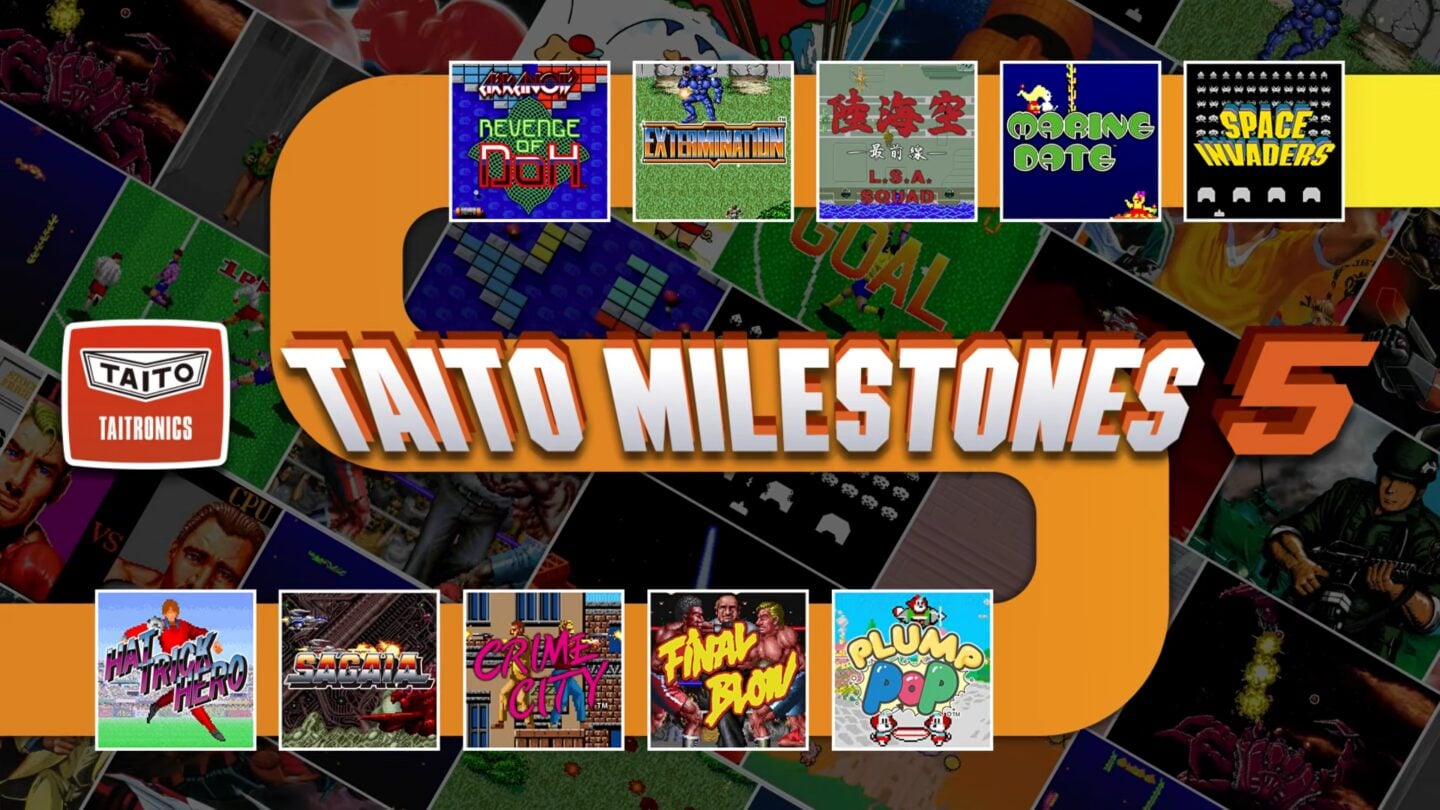 Taito Milestones 5 anunciado: 10 clásicos llegan a Nintendo Switch