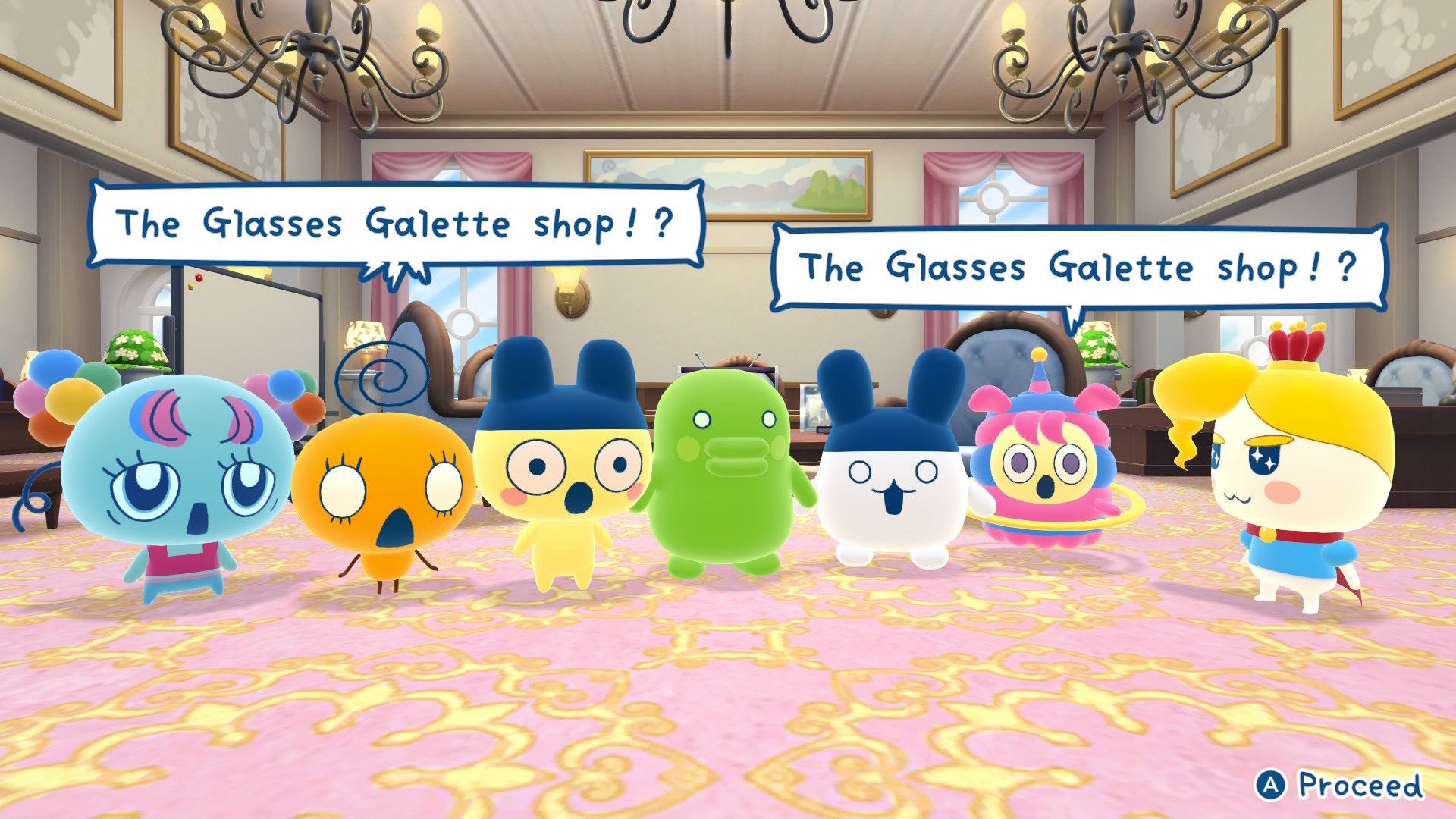 The player speaks to all prospective Vice President Tamagotchi in the committee room in Tamagotchi Plaza - 6