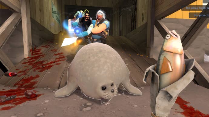 A close-up look at the seal in Team Fortress 2’s Selbyen map.