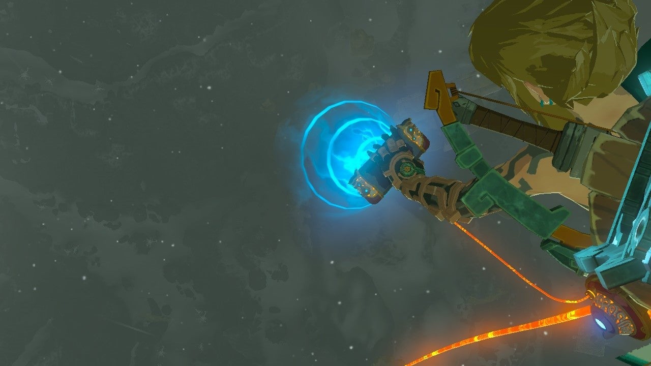 Link scanning in Tears of the Kingdom.